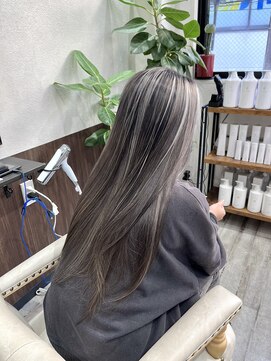 ベルヘアーデザイン 堺東(Belle hair Design) コントラストハイライト/外国人風/ハイライト/レイヤーカット
