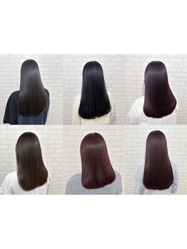 ハイダメージでもストレートを楽しめます♪話題の酸性ストレートでブリーチ毛でも施術可能◎