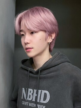 アルバム 銀座(ALBUM GINZA) 韓国マッシュフェザーパーマスペインカール_ba554431