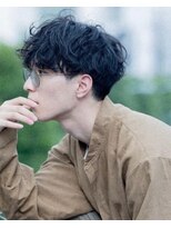 ベル 新宿(Belle)&nbsp;アパレル男子に大人気！くせ毛風マッシュパーマ《小顔》メンズ