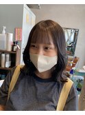 ♯ミディアム/透明感グレージュ