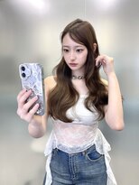 リリー(Lilley)&nbsp;ピンクブラウン×小顔レイヤー×韓国風巻き×髪質改善