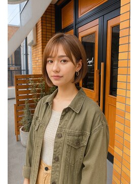 コポル(Copol) まわりと差がつく小顔ショート×まろみベージュ