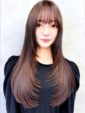 スタートウキョウ 渋谷(STAR TOKYO) 20代レイヤー◎抜け感アッシュブラウン×小顔カット