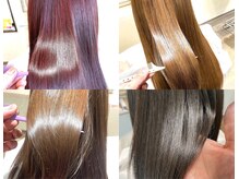 水素トリートメントでサラツヤ髪に！