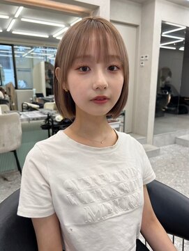 ロンド マーレ 天神大名店(Lond mare) 大人ガーリー/小顔/ミディアムレイヤーカット/似合わせカット