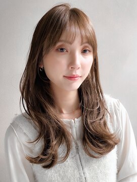 リヤン 表参道(lyann) 艶感ピンクベージュ前髪美髪モテ髪ワンカールデジタルパーマ