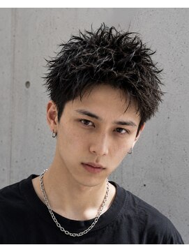メンズペレ 渋谷(MEN'S PELE) MEN’S/リバースセンターパート/ニュアンスパーマ/渋谷