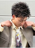 ルーズパーマアクティブショートスパイキーショート