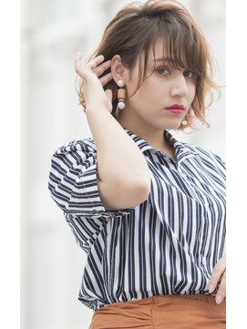 オリーブフォーヘアー(olive For hair) ☆斜めバングショートボブ☆【olive for hair】03-6914-0898