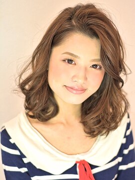 ヘアメイク フレンシア(hair make flencia) クールバングで甘辛ミックス