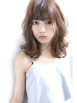 ラエティス(Laetus)&nbsp;デジタルパーマ×透明感カラーで外ハネくびれミディ【Laetus】