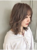 ホワイトグレー × medium