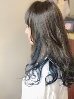 モンシエル(MON CIEL)&nbsp;インナーカラー　ブルー