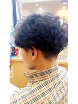 美容サロン シオン 菊水店&nbsp;2ブロック刈り上げmixパーマスタイル