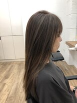 アメリ(Ameri)&nbsp;-Ameri-ロング　×  ハイライト　×  柔らかベージュ