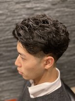 プレミアムバーバー 目黒店(PREMIUM BARBER produce by HIRO GINZA)&nbsp;外国感漂うフェードパーマスタイル