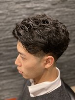 プレミアムバーバー 目黒店(PREMIUM BARBER produce by HIRO GINZA) 外国感漂うフェードパーマスタイル