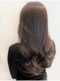 AVEDAカラー×オリーブグレージュ ロングレイヤー