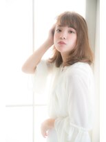 ナンバー デセオ 吉祥寺(N° deseo)&nbsp;濡れ髪　切りっぱなし　オリーブカラー　セミウェットウェーブ