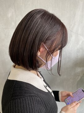 ティティ(TiTi) 20代30代涼しげヘアこなれヘアチャコールグレーTiTi_福田りの