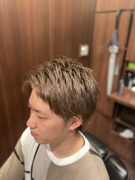 ヒロギンザ 田町店(HIRO GINZA) アッシュカラー×爽やかアップバンク