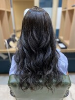 ヘアサロンアンドヘアメイクディー(hair salon hair make D)&nbsp;仙台D　プレミアムケアカラー×トーンダウンでブルーアッシュ