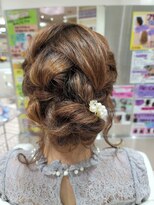 パーソンズ 本八幡店(PAR SON'Z)&nbsp;ロープ編みシニヨン