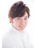 メンズカット(眉カット付)+前髪縮毛矯正￥7500