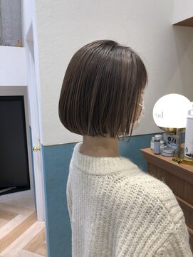 ロンド レグリーズ 立川(Lond leglise) ミニボブ/タッセルボブ/韓国レイヤー/顔周り/グレージュ