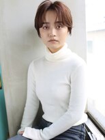 バース(BIRTH)&nbsp;天神【BIRTH】艶感ハンサムショートパーマ×チェリーブラウン12