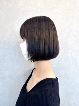 ルームバイシー 新宿(Loom. by Sea) 韓国風前髪×ショコラアッシュ【韓国ヘア/髪質改善/新宿】