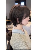 くびれショートハイライトショートヘアショートボブ