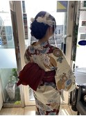 《R+》浴衣/ヘアアレンジ/和装/着付け/20代ヘアアレンジ