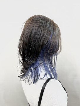 ティンク 横浜(Tink) セミロングネオウルフ×インナーカラー/Tink横浜