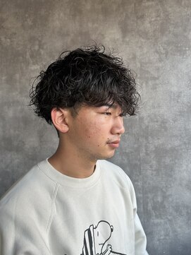 ウィート(wheat) ニュアンス波ウェーブ×ブルージュカラー