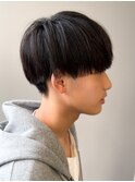 黒髪マッシュナチュラルマッシュメンズヘア韓国ツーブロック