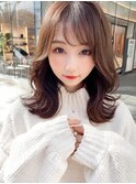 イメチェン/ハッシュカット/フルバング/似合わせカット/韓国ヘア