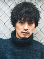 オルト(Altn)&nbsp;大人の黒髪ミディアムロング波巻きパーマツイストスパイラルヘア