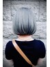 【ショートorボブ】Cut＋Ｗカラー（イルミナカラー）（ブリーチ有り）/￥18150