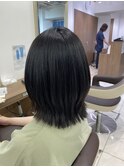 縮毛矯正×くびれミディアムヘア