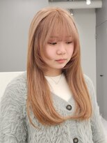 エニフォーイーストハム(Eni for eastham)&nbsp;ミルクティーオレンジ/レイヤーカット