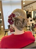 成人式ヘアセット