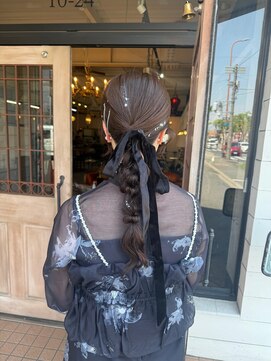 フルアヘッド(FULL A HEAD) 編みおろしアレンジ