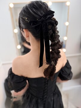 ウェディングパーティヘアメイク担当nagai