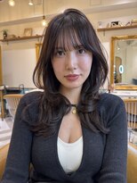 ロンドアベニール 北千住(Lond avenir)&nbsp;ミディアムレイヤーカット/レイヤー/顔周り/韓国/髪質改善北千住