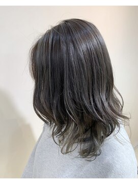 アズールサン 草加西口店(azule-sun) コントラストハイライトカラー,アッシュグレー,アッシュ系/草加