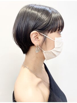 モリオフロムロンドン 松戸店(Morio from London) 【morio松戸 石山】大人可愛い黒髪ショートくびれショート20代