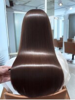 ダル 渋谷/表参道(DAL.)&nbsp;オリーブベージュ大人レイヤー美髪ストレート矯正韓国風