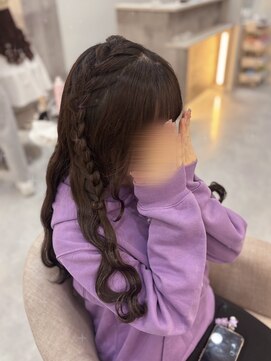 ヘア サロン クラン ソア 心斎橋店(hair salon clan soar) 編みたらし